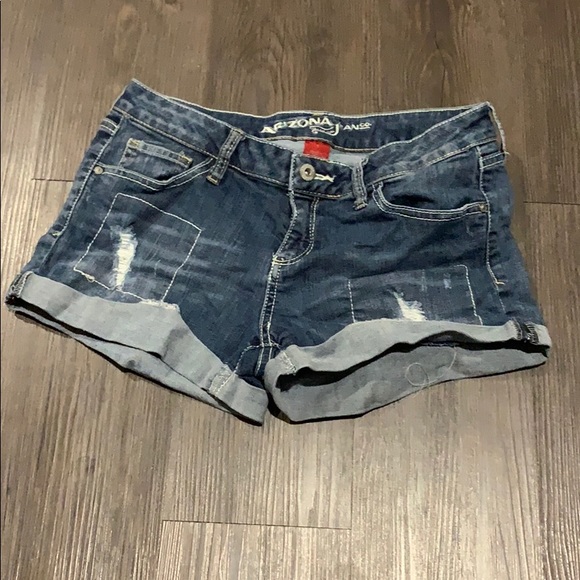 Arizona Jean Company Pants - Dark wash denim shorts
